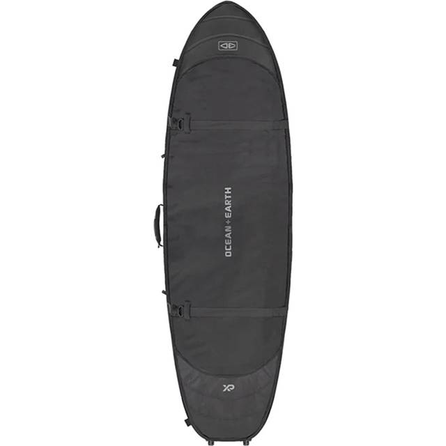 Ocean & Earth Triple Wheel Hypa Fish Shortboard 6´8´´ Surf Cover Black