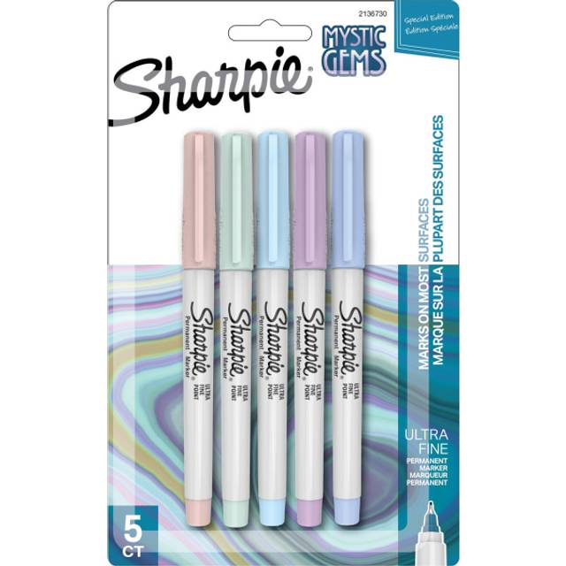 Sharpie Mystic Gems Ultra-Fine Point Permenant Marker 5/Pkg-2136730