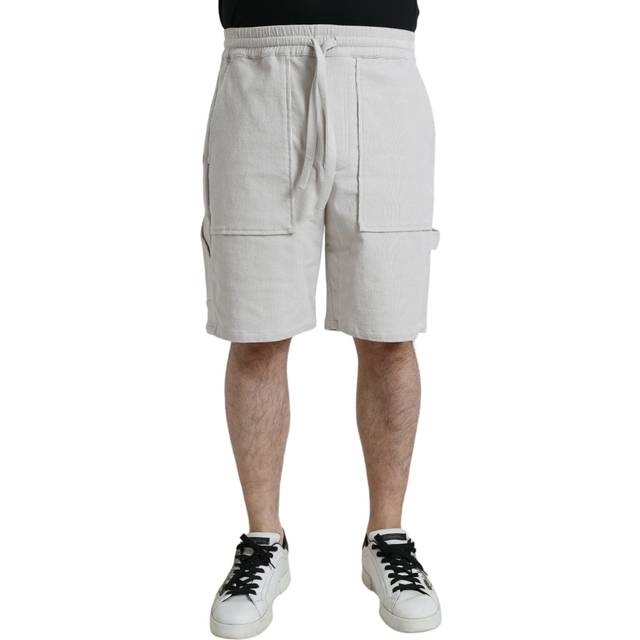 Dolce & Gabbana, Shorts, Herr, M, Bomull, Long Shorts - beige (M)