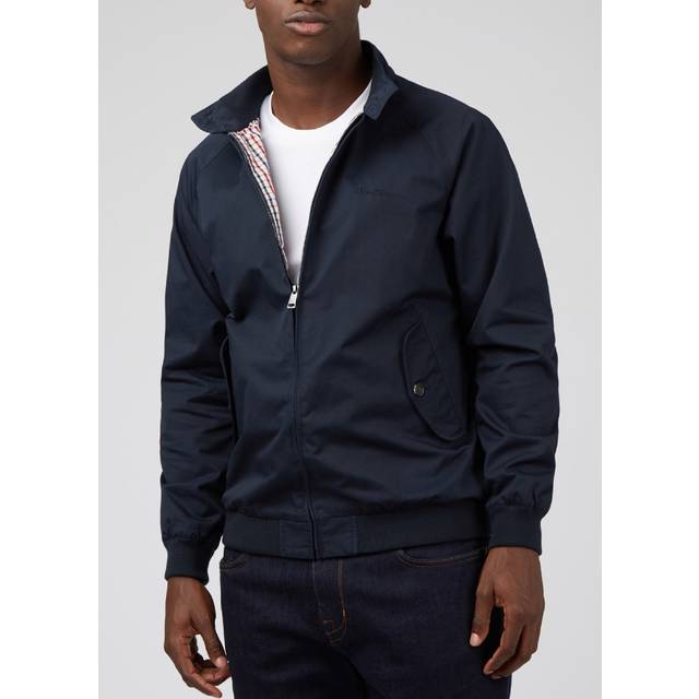Ben Sherman Signature Casual Harrington Jacket Dark Navy