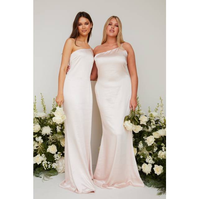 Amelia Maxi Bridesmaid Dress - Matte Blush, 8