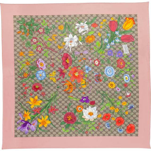Gucci GG Flora silk scarf - multicoloured (One Size)