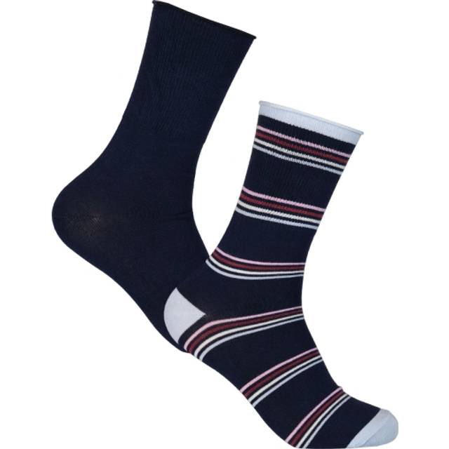 Strumpor 2-Pack Bambu Navy 39/42