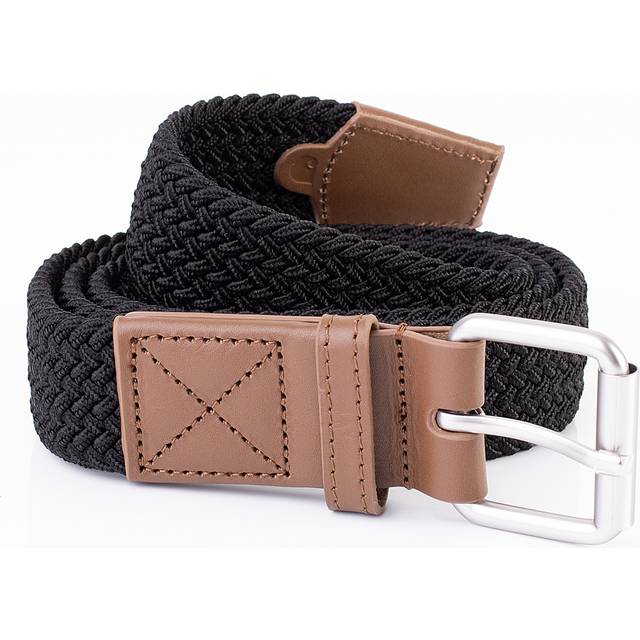 Carhartt WIP - Jackson Black/Dark Cognac - Belt - black - M - 100% Polyester,Synthetics