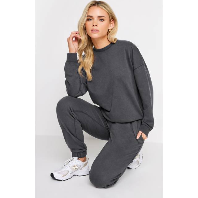 Pixiegirl Grey Acid Wash Sweatshirt 18 Pixiegirl | Petite Women's Hoodies & Sweatshirts
