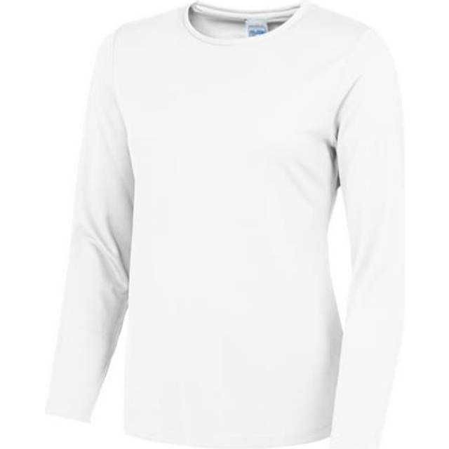 Awdis cool womens/ladies girlie long-sleeved t-shirt pc5922