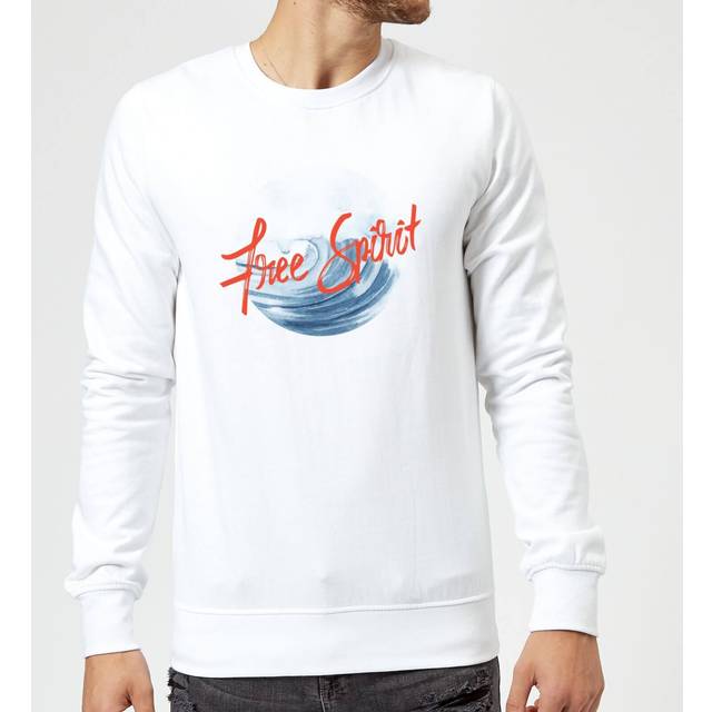 Free Spirit Tidal Wave Sweatshirt - White - M - White
