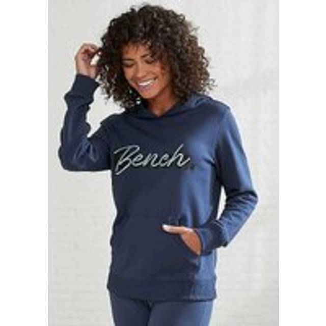 Bench. Loungewear Logo Print Hoodie - Navy
