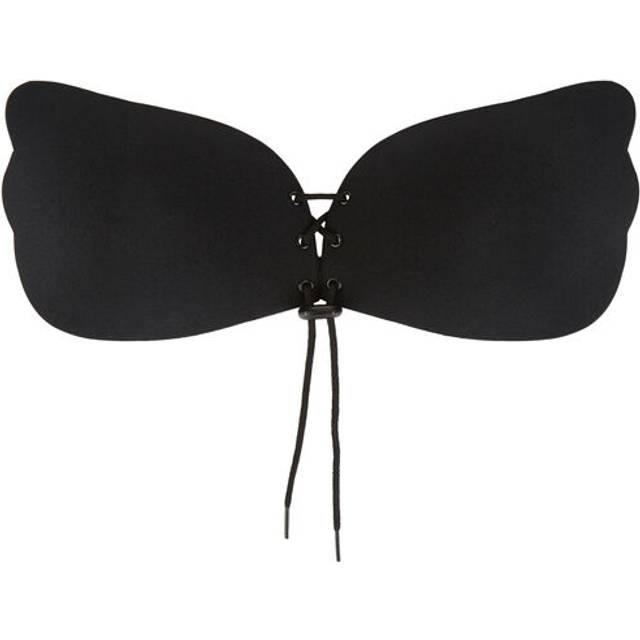 Ann Summers Lace-Up Stick On Bra, Black 2 - back