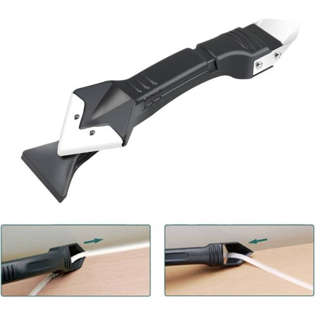 5 in 1 Glass Glue Angle Scraper & Tile Gap Refill Agent Multifunction 5 In 1 Silicone Caulking Tools Remover Angle Seam Shovel