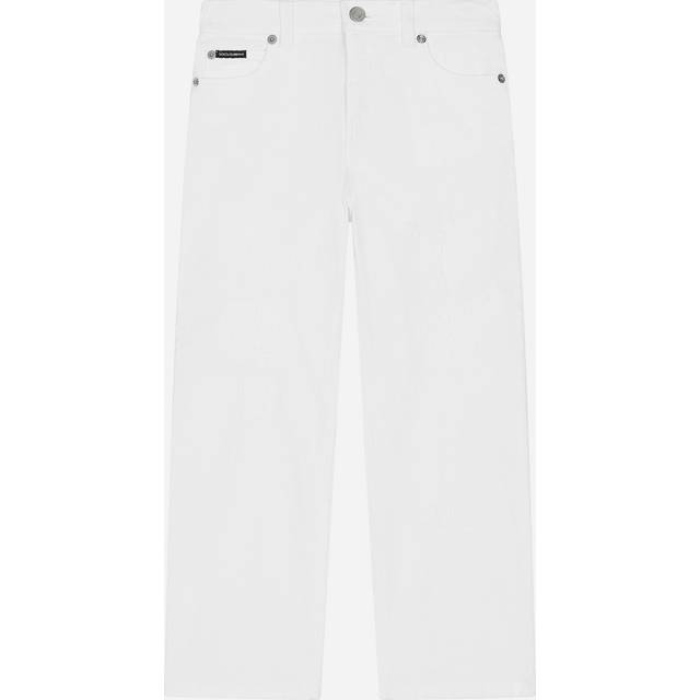 Dolce & Gabbana 5-pocket Ripped Denim Jeans - Woman Trousers And Skirts Multi-colored Denim 4 Years