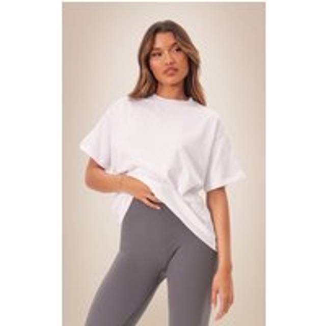 White Boxy Oversized T Shirt, White