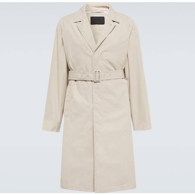 Prada Cotton-blend overcoat - beige (UK 36)