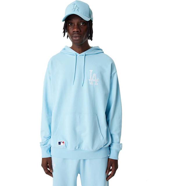 New Era, Hoodies, male, Blue, L, Dodgers Lightweight Hoodie Blue/White