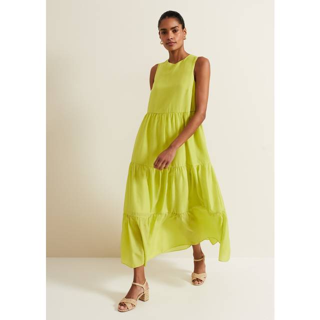 Phase Eight Women's Sara Tiered Maxi Dress - Lime - 6
