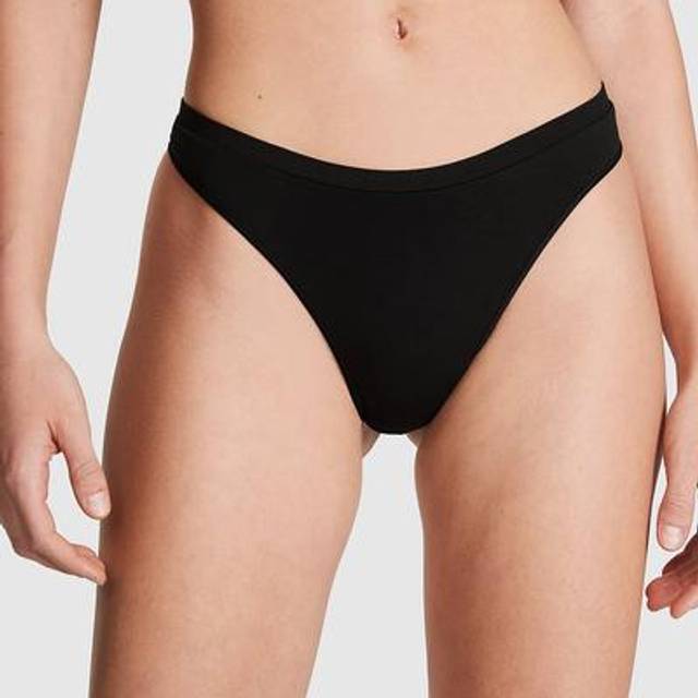 Victorias Secret PINK Black Thong Knickers - black - X-LARGE