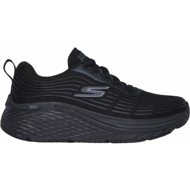 Skechers dam MAX dämpning Elite 2.0 Levitate, Svart textil svart trim, 37.5 EU