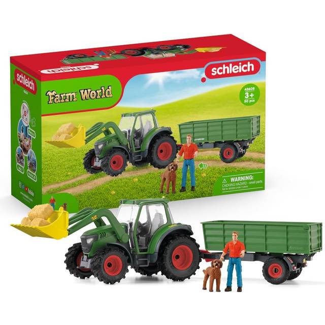Schleich Tractor with Trailer 42608