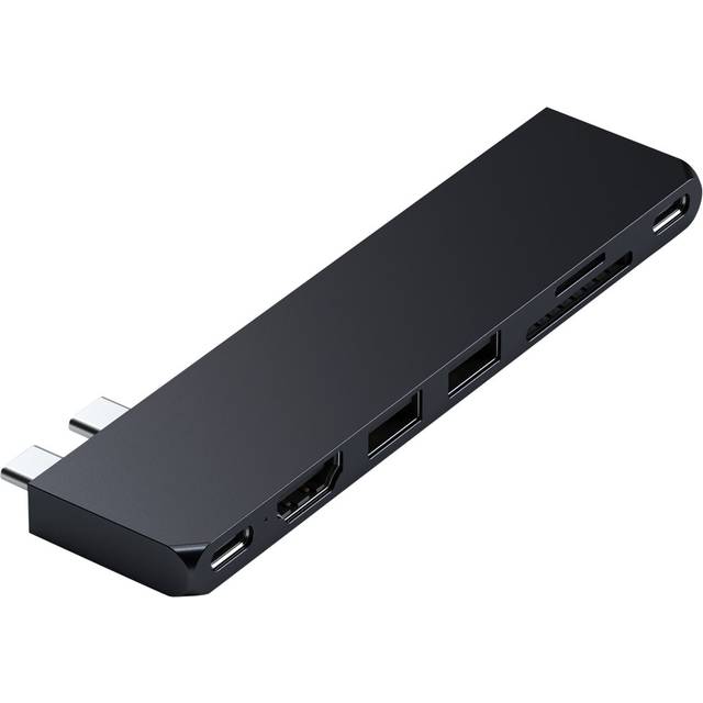 Satechi USB-C Pro Slim USB-hub (midnat)