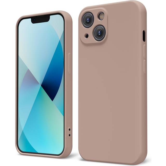 oakxco Designed for iPhone 13 Mini Phone Case Liquid Silicone  Cute Thin Slim Soft Rubber TPU Plain Smooth Gel Cover for Women Girl Aesthetic  Matte S