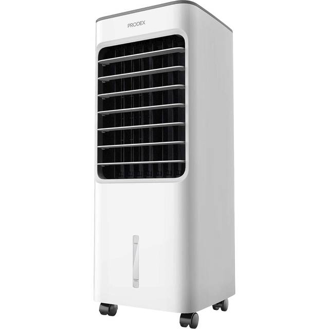 PRODEX PX5706W Portable Evaporative Air Cooler with Air Humidifying & Fan Function, 3 Speed Levels with Oscillation, 5 Litre Water Tank - White