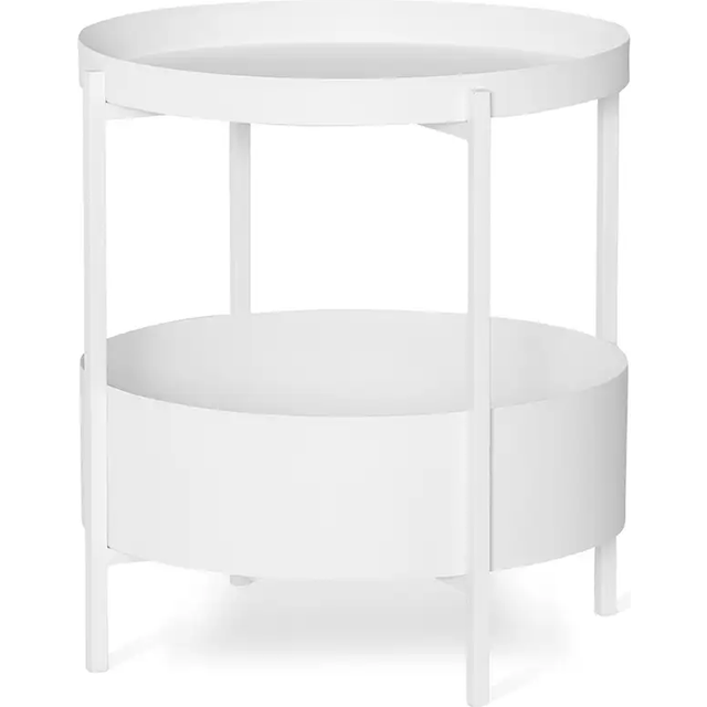 Torkelson, Milano Bakkebord 50 cm hvid
