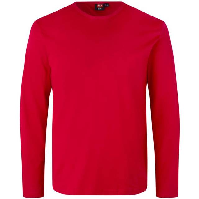 ID Interlock Long-Sleeved T-shirt - Red