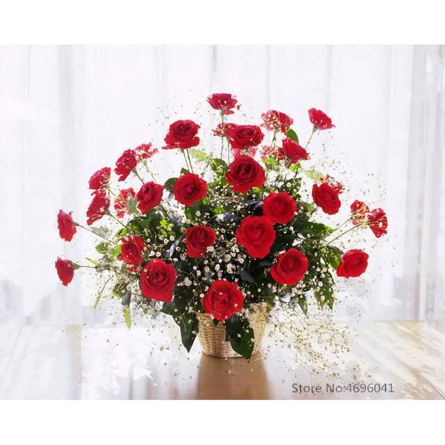 3d Diy Diamond Painting Cross Stitch Kit Diamond Embroidery Home Decor Flower Landscape 20X30CM