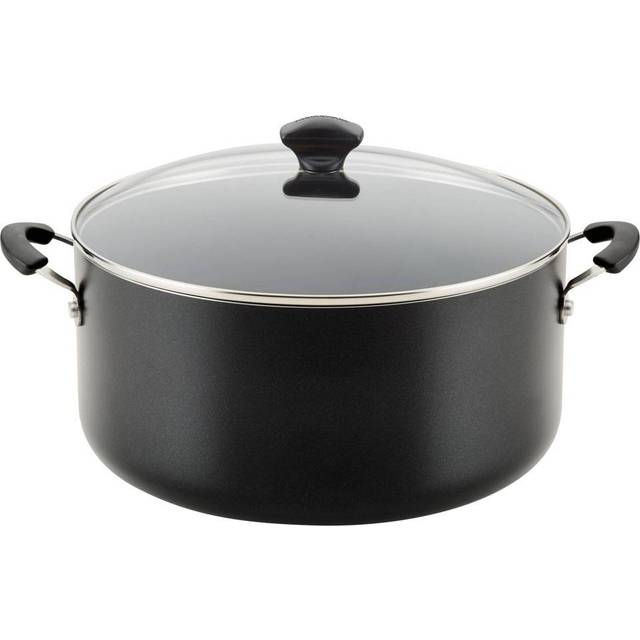 10.5 Quart Covered Stockpot - Black