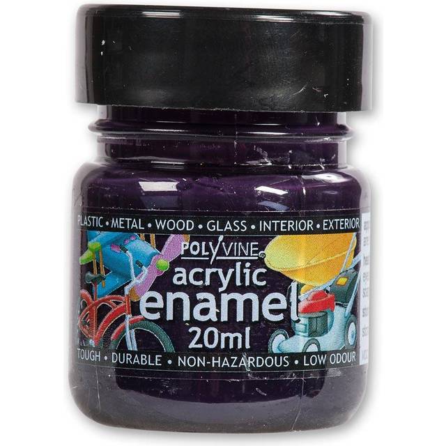 Polyvine Acrylic Enamel Paint - Purple 20ml