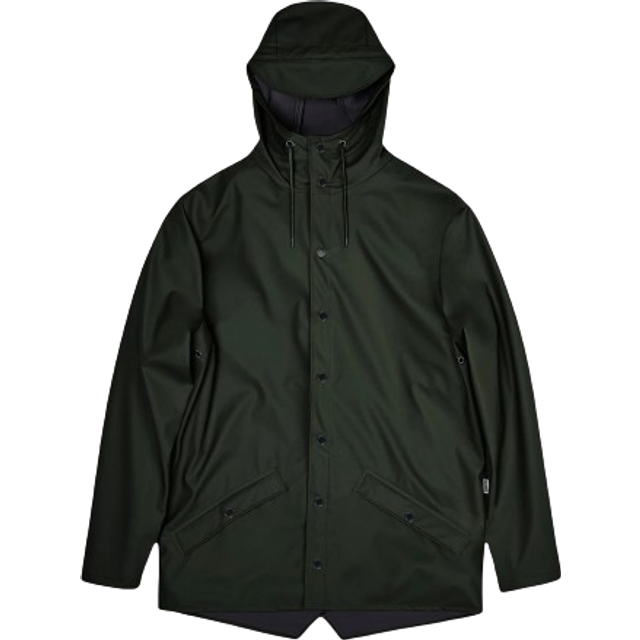 Rains Unisex Jacket Green, XS
