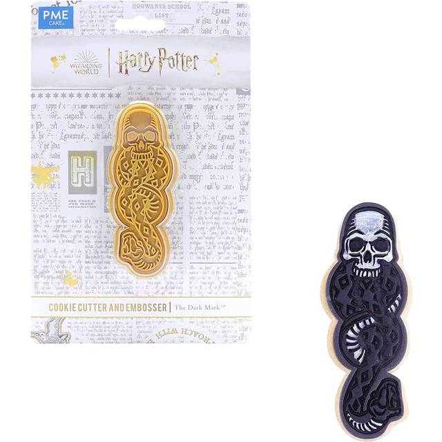 The Dark Mark Harry Potter Cookie Cutter & Embosser - Yellow