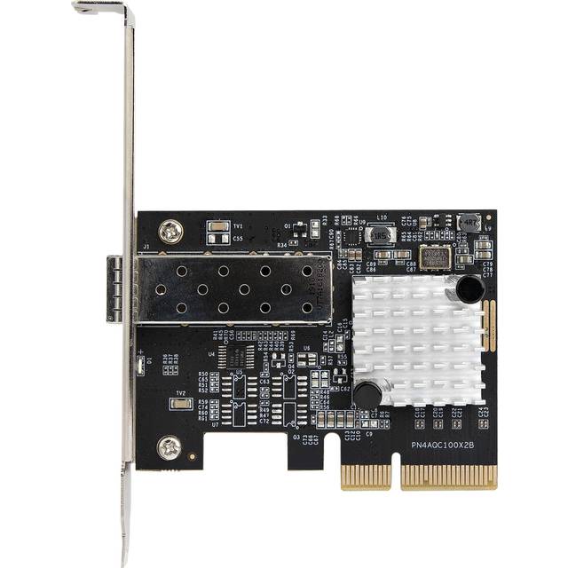 StarTech.com 10G PCIe SFP+ Card - Single SFP+ Port Network Adapter - Open SFP+ for MSA-Compliant Modules/Direct-Attach Cables - 10 Gigabit Fiber PCIe NIC - PCI Express SFP+ Network Card