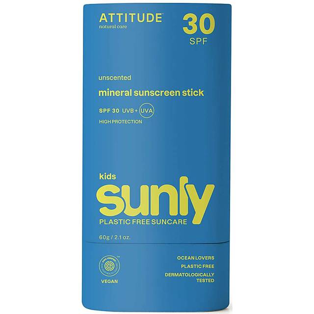 Attitude Kids Sunly Sunscreen Stick SPF30 - Fragrance Free