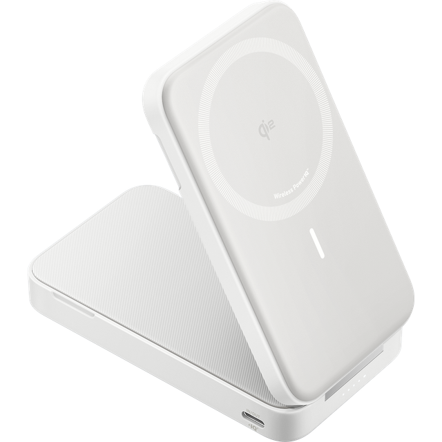 Anker maggo power bank qi2 certified 15w ultra-fast magsafe 6600mah usb-c stand