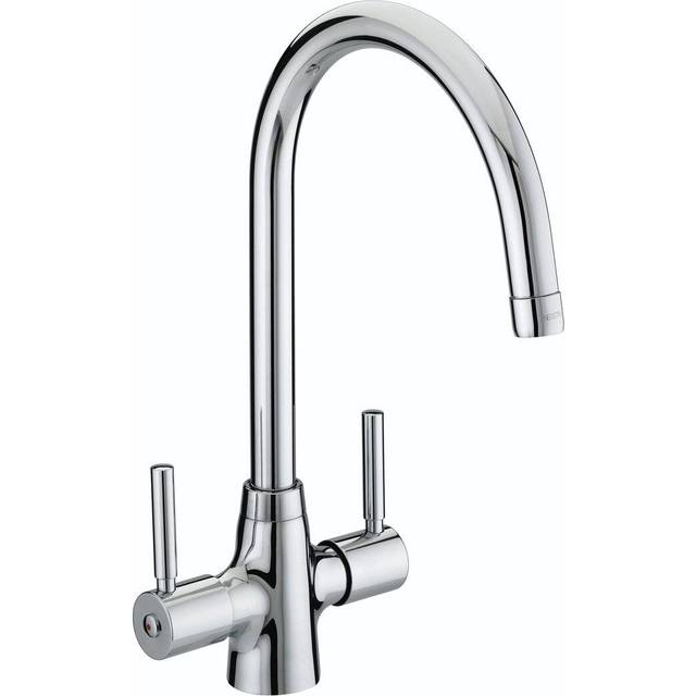 Bristan Monza Kitchen Sink Mixer Tap Double Lever Modern EasyFit Chrome