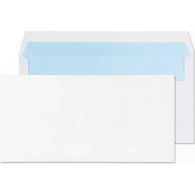 FIRST CHOICE KAYA 25, 50, 100 DL White Mailing Envelopes Self Seal for Posting mailing Home Office and Ecommerce Peel and Seal (100)