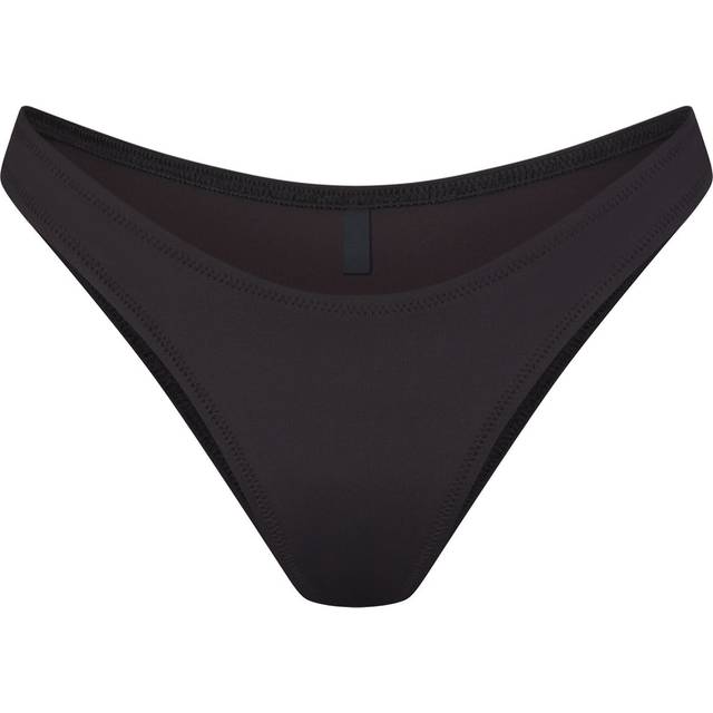 Skims Womens Onyx Rcycld Chky Tanga Btm Xxxl - ONYX