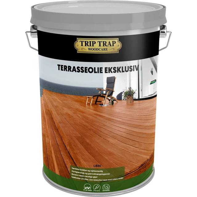 Trip Trap terrasseolie eksklusiv, lærk - 2,5 liter