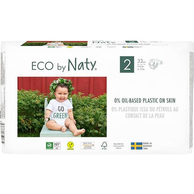 Naty - Ekologiska Blöjor Stl. 2 (3-6 kg), 33 st