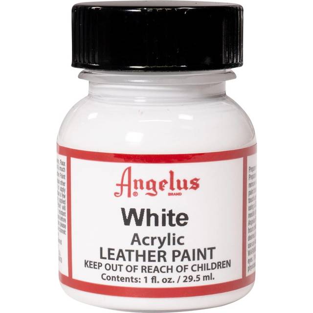 Angelus Acrylic Leather Paint  White  1 oz