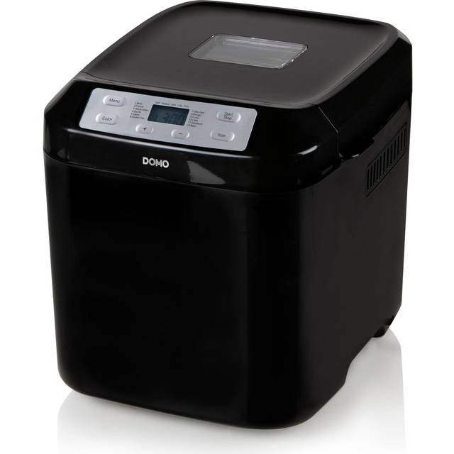 DOMO B3974 brödbakare med timer, plast, svart