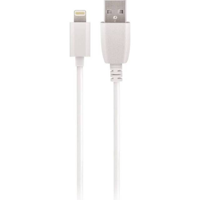Maxlife Laddkabel Lightning för snabbladdning (2A), 3m