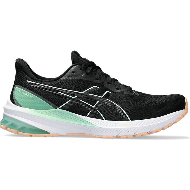 ASICS GT-1000 12 löparsko för kvinnor, Svart mint tint, 37.5 EU