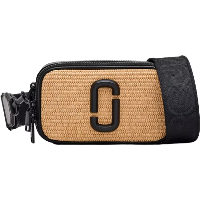 Marc Jacobs The Woven Snapshot Bag - Natural - Beige