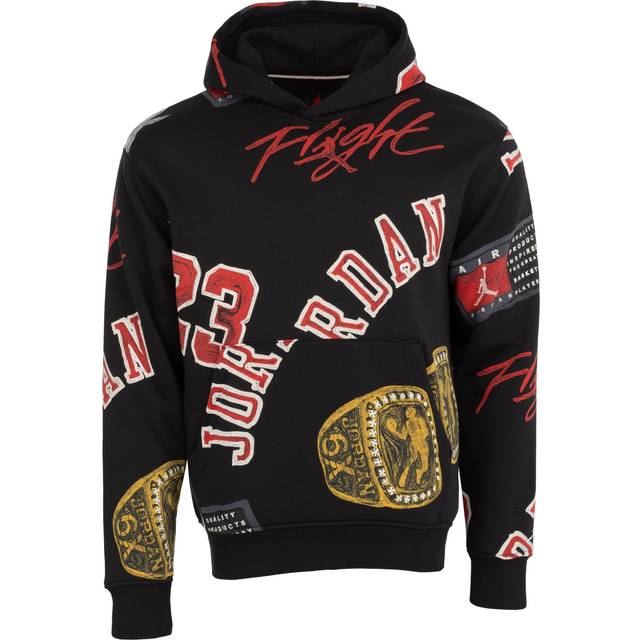 Nike Men's Jordan Brooklyn Fleece Pullover Hoodie - Black