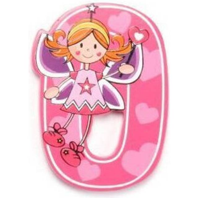 Vinsani Wooden Fairy Alphabet Letters Personalised Bedroom Wall Door Name (O)