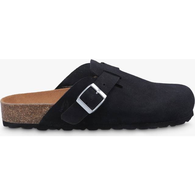 (Black, 6 (Adults')) Hush Puppies Bailey Closed T Women's Sandals UK Size
