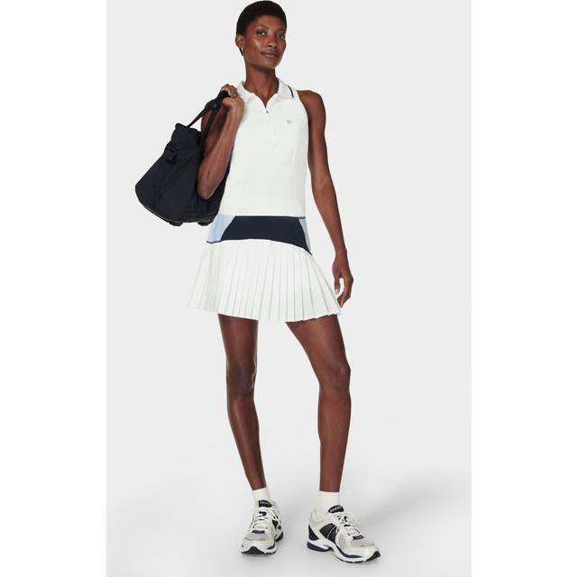 Sweaty Betty Power Match Point Tennis Tank Top, White