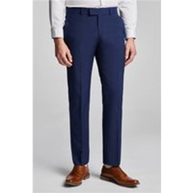 Antique Rogue Skinny Fit Bright Blue Men's Trousers - 30R